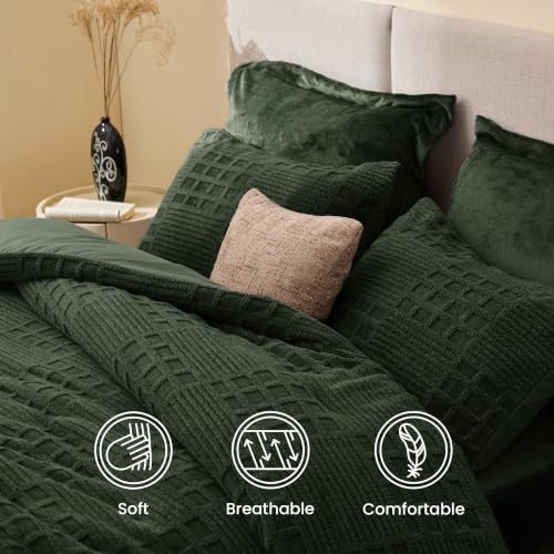 EXQ Home Waffle Fluffy Comforter Set Twin Size - Image 6