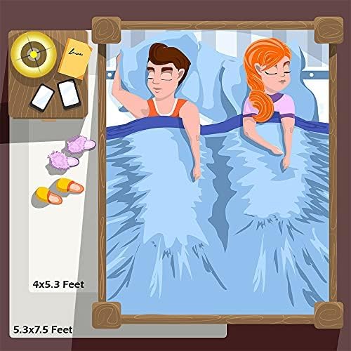 Amearea Premium Soft Area Rug 4x5.3 Feet, Cream Rugs - Image 7