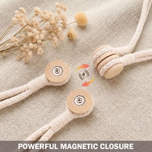 2 Pack Magnetic Curtain Tiebacks, Minimalist Curtain Holdbacks - Image 4