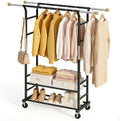 Clothes Rack with 3-Level Height Adjustment by HRUSGO