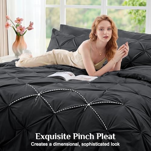 JOLLYVOGUE King Size Comforter Set 7 Pieces - Image 4