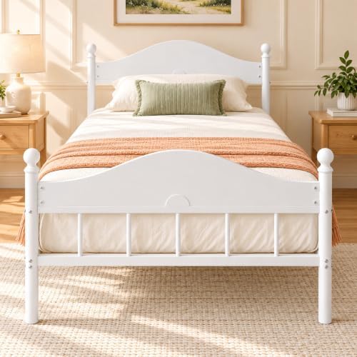 Twin Daybed with Trundle, Pull Out Guest Bed, Space Saving Twin Bed Frame by IDEALHOUSE