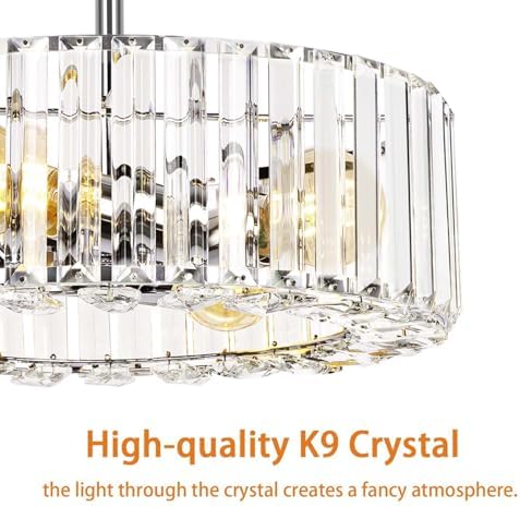 FRIDEKO HOME Crystal Chandelier Ceiling Light - Image 2