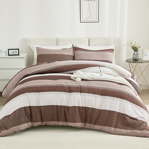Litanika Brown Twin/Twin XL Comforter Set - Image 2