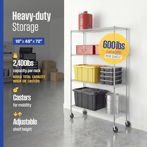 SafeRacks 4-Tier Wire Shelving - Image 4