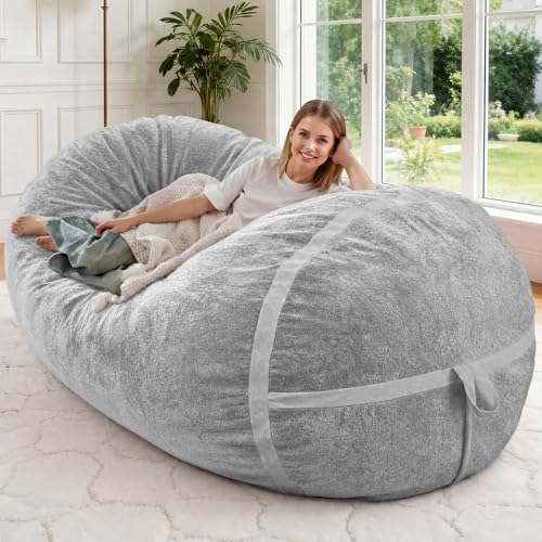 5FT Bean Bag Chair 5'Giant Bean Bag Chairs by HABUTWAYMakeYourLifeComfortable