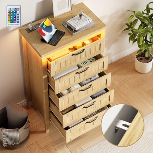 GarveeHome 5 Drawer Dresser - Image 6