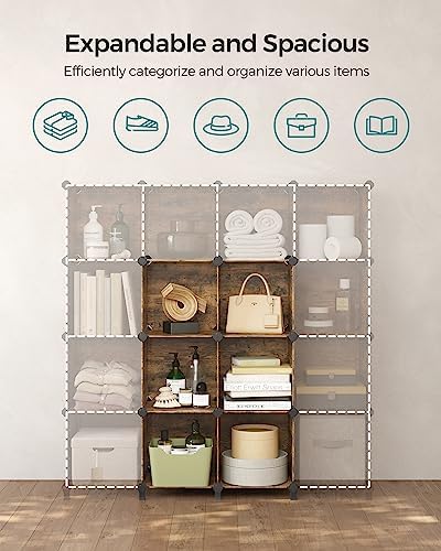 SONGMICS 6 Cube Storage Organizer, DIY Closet Shelf - Image 6