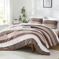 Litanika Brown Twin/Twin XL Comforter Set by Litanika