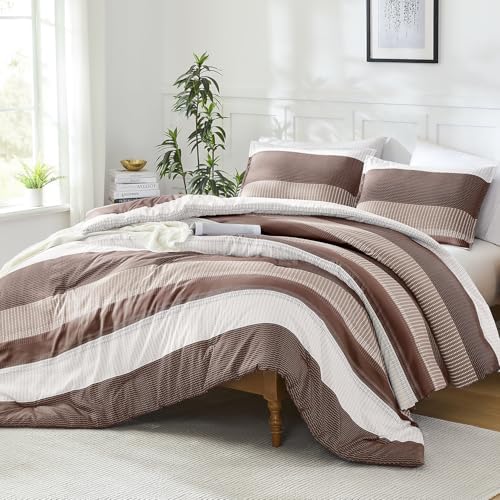 Litanika Brown Twin/Twin XL Comforter Set by Litanika