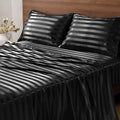 BEDELITE Satin Sheets Cal King Size Bed Set, 4 Pieces by BEDELITE