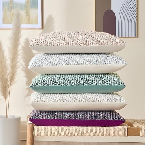Throw Pillow Covers 18x18 Soft Wool Cushion Decorative Beige012A18 - Image 5