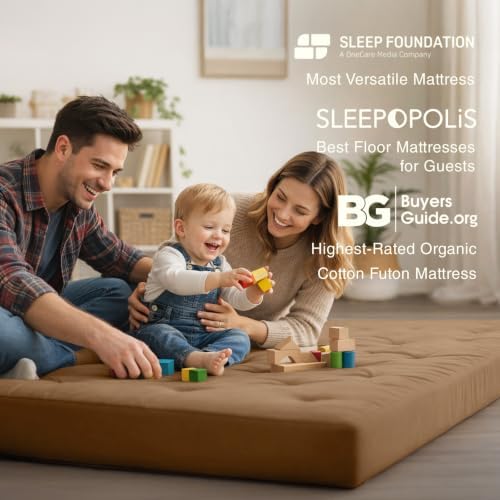 ZonLi Japanese Floor Futon Mattress 100% Cotton Washable Cover Foldable - Image 6