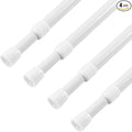 KXLife 4 Pcs Spring Tension Curtain Rod Adjustable 28 to 40 Inches, 5/8" by KXLife