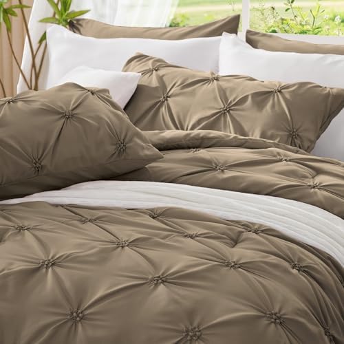 BEDELITE Queen Comforter Set Light Brown, Fluffy & Soft Comforter - Image 6