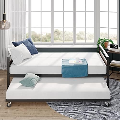 ZINUS Suzanne Bamboo and Metal Daybed - Image 4