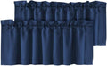 H.VERSAILTEX Blackout Valances for Windows by HVERSAILTEX