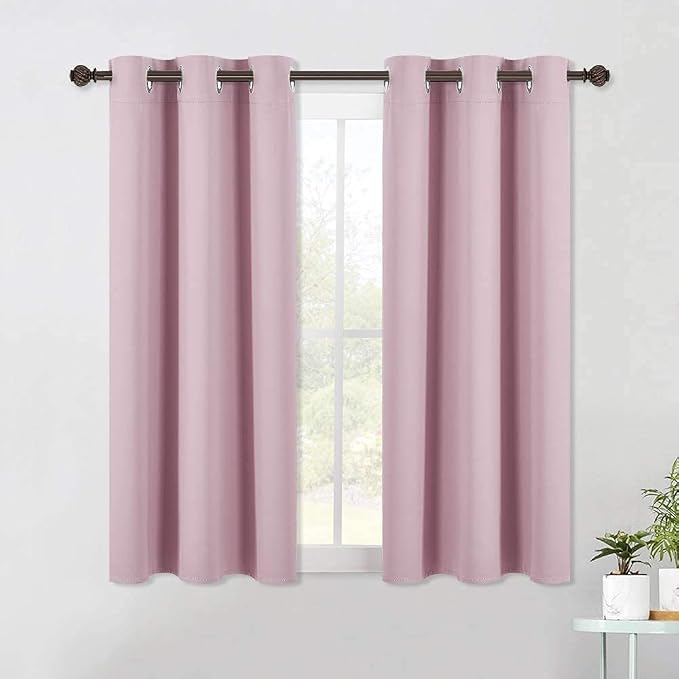 NICETOWN Blackout Window Curtains 60 inch Length 2 Panels, 34 x 60 Inch by NICETOWN