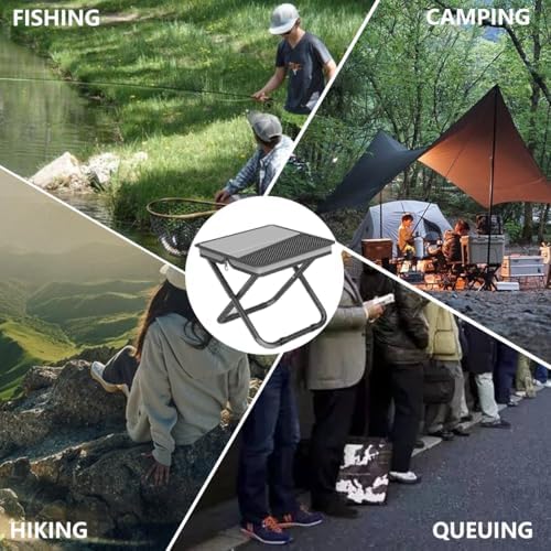 HILIMSE Compact Folding Stool Portable Backpacking Stool - Image 6