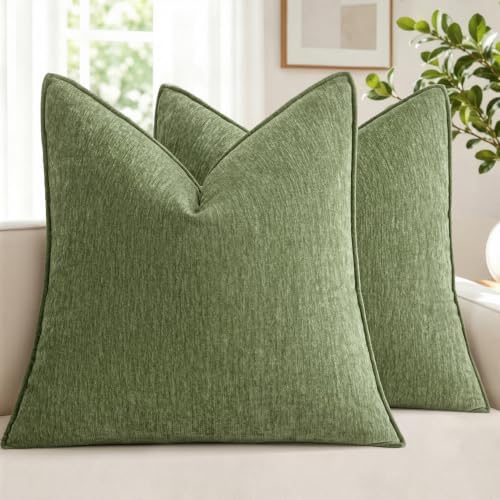 MIULEE Chenille Couch Pillow Covers by MIULEE