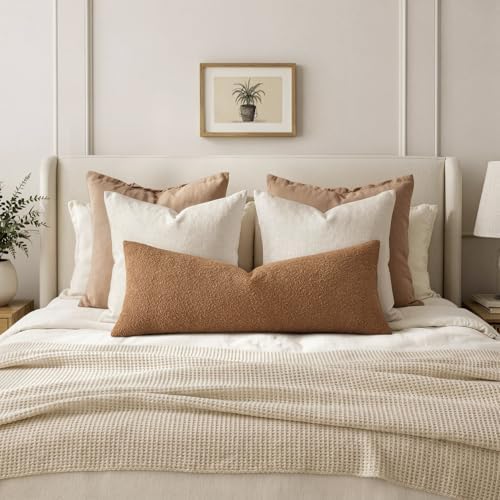 MIULEE Textured Boucle Lumbar Pillow Cover - Image 3