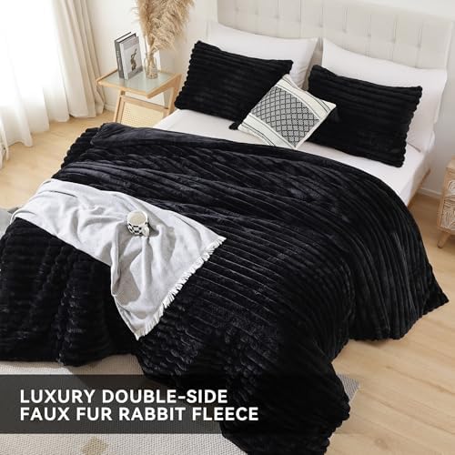 Smoofy Fluffy Queen Size Comforter 3 PCS - Image 4