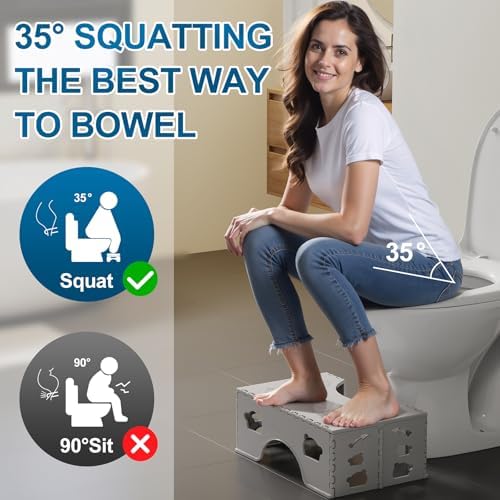 Foldable Toilet Stool Squat, 7 Inch Squatting Potty - Image 2