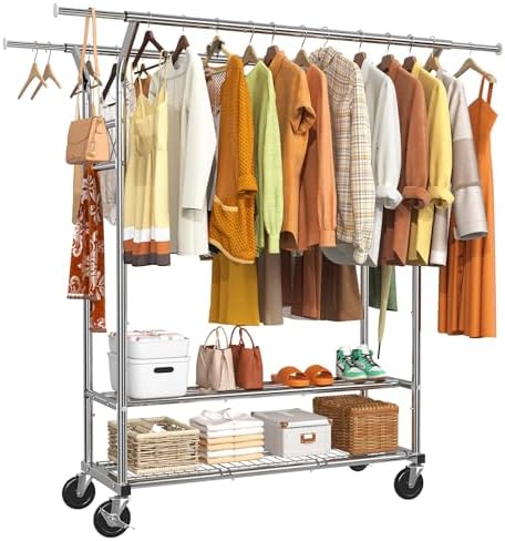 Simple Trending Heavy Duty Clothing Clothes Rack by SimpleTrending