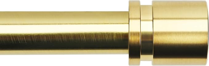 Byondeth Curtain Rods for Windows 16 to 144 Inches Adjustable Length 1 Inch by Byondeth