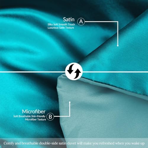 Whale Flotilla Reversible Fluffy Satin Twin Comforter Set - Image 5