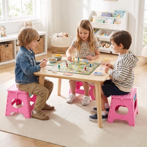 Dyforce Kids Step Stool 11 Inch, 300lbs Folding Step Stool - Image 6