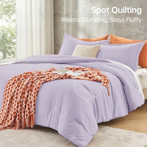 MUXHOMO King Comforter Set, 3-Piece All-Season Bedding - Image 5