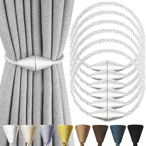 Magnetic Curtain Tiebacks Rope Decorative Holdbacks by CurtianTiebacks