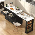80"-48" Extendable Kitchen Island by chartustriable