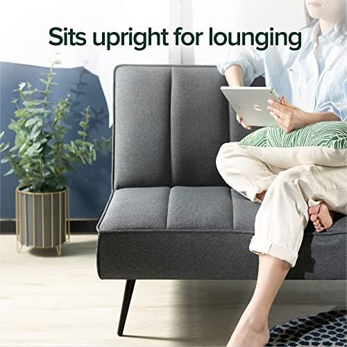 Zinus Quinn Sleeper Sofa, Convertible Sofa, Futon Sofa Bed, 2 in 1 Folding Sofa - Image 5