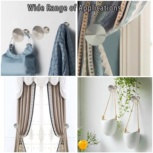 Curtain Tiebacks 2 Pack Wall Mounted Zinc Alloy Tiebacks - Image 5