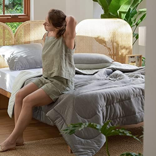 Bedsure Queen Comforter Set, Reversible Cooling & All-Season Bedding - Image 4