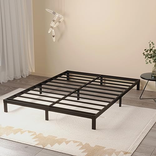 8 Inch Bed Frame Queen Size, Queen Platform Metal Bed Frame by Maenizi