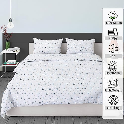 RUVANTI 100% Cotton California King Sheets, Percale Sheet Set - Image 2
