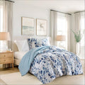 Lightweight Seersucker Botanical Twin Size Comforter Set, 2 Pieces Reversible by REGENCYHEIGHTS