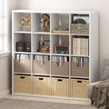 Furinno Cubicle 16-Cube Record Player Stand, Vinyl Storage by Furinno-FitsYourSpaceFitsYourBudget