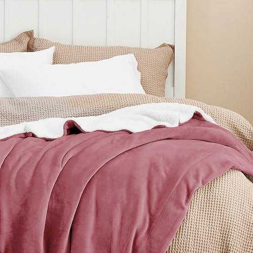 Bedsure GentleSoft Sherpa Fleece Blanket Queen Size - Image 4