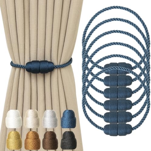 Magnetic Curtain Tiebacks Rope Curtain Tie Backs by CurtainTiebacks