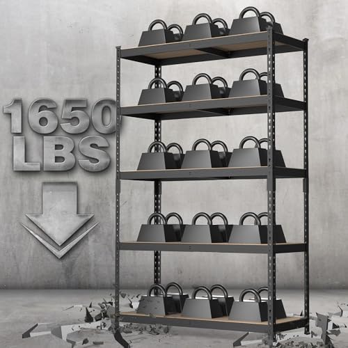 WORKPRO Shelving with MDF Board, 35-3/10”W x 17-1/2”D x 72”H, 1650LBS Load - Image 2