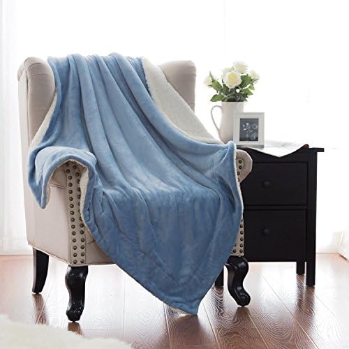 Bedsure GentleSoft Sherpa Fleece Throw Blanket by BEDSURE