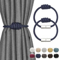 NICEEC 2 Pack Mini Magnetic Curtain Tiebacks Modern Simple Style Drape Tie by NICEEC