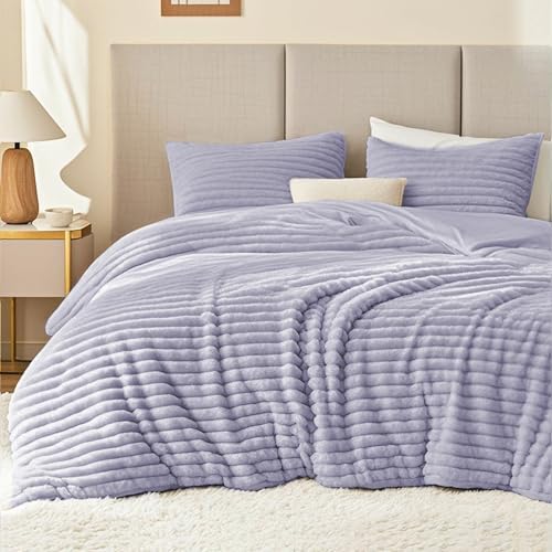 EXQ Home Fluffy Comforter Set King Size, 3 Pieces Bed Set by EXQHomeTexitleCoLtd