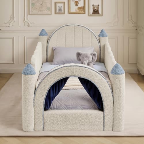 Twin Size Castle Style Kid Floor Bed Frame - Image 4
