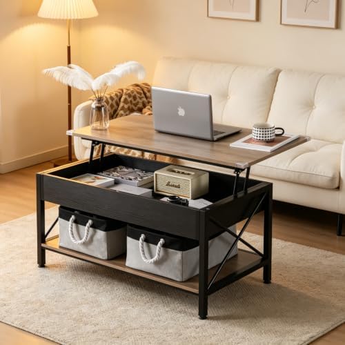 VINGLI 36" Small Lift Top Coffee Table by VINGLI