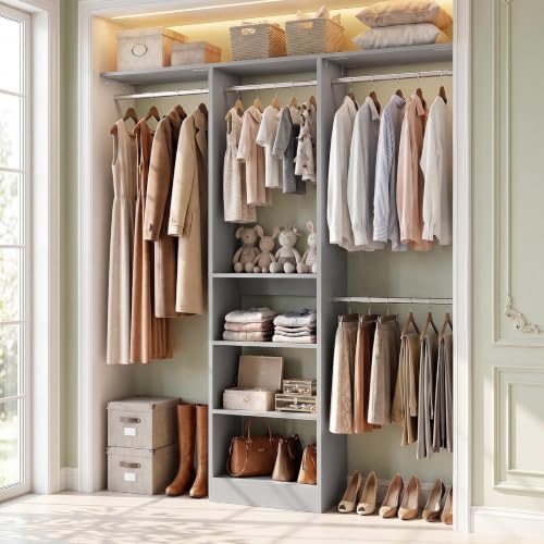 Besiost 4FT Small Closet Organizer System by Besiost